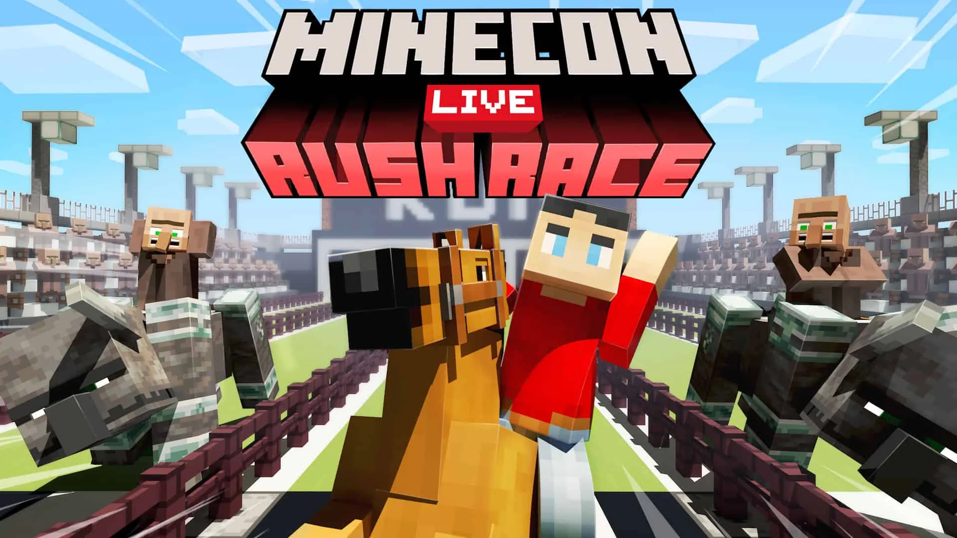 Minecon Race Rush Key Art no icon