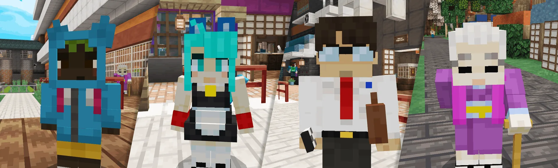NPCs from Anime Mash-up