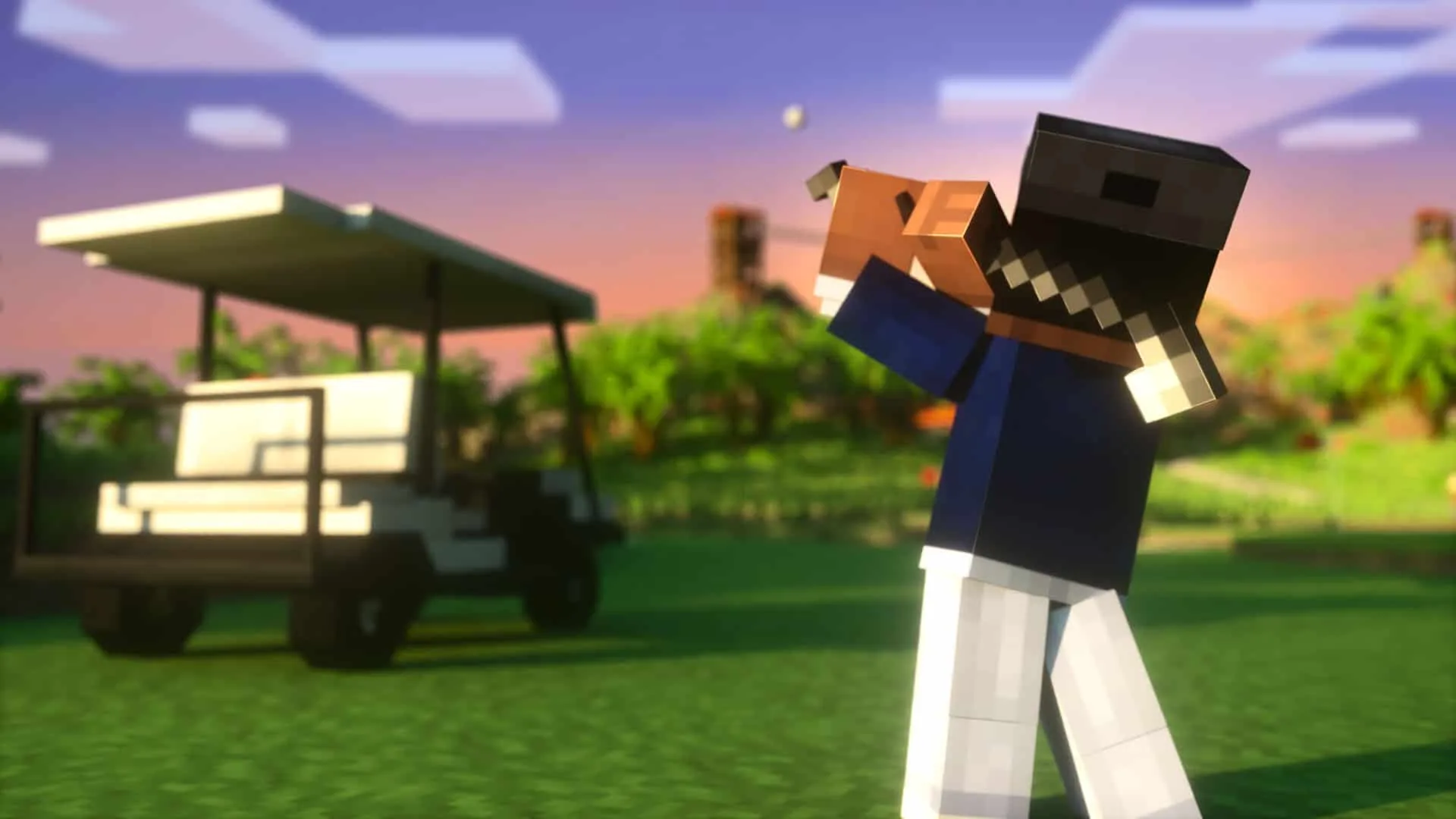 Luxury Resort Minecraft Map Golfing