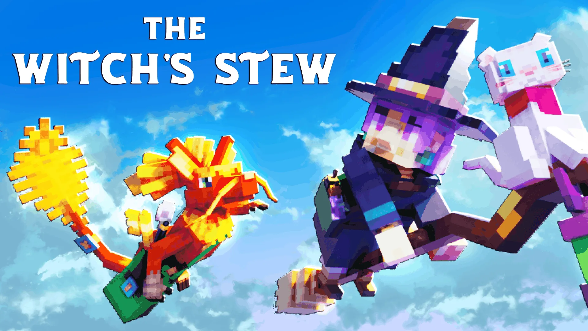 The Witch's Stew Minecraft map key art