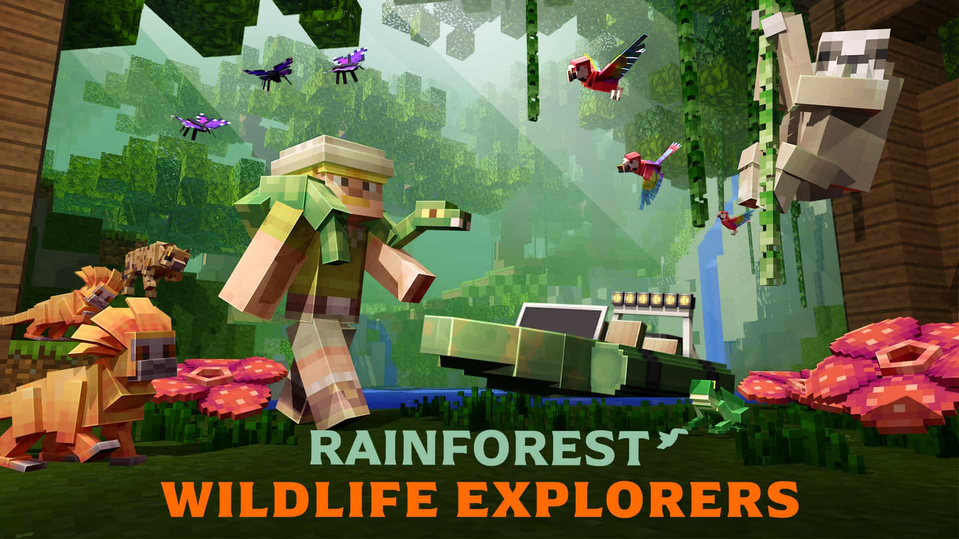 Rainforest Wildlife Explorers - Minecraft Map