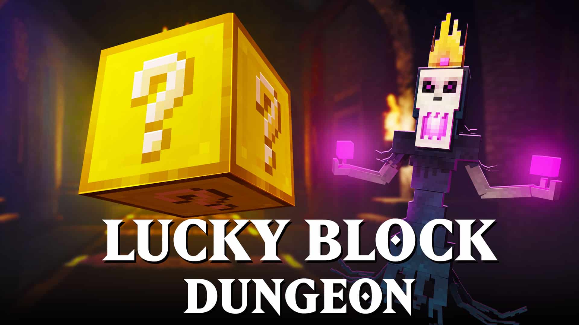 Lucky block dungeon карта